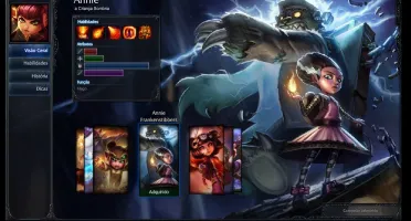 CONTA UNRANKED COM SKINS TOP