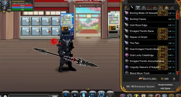 AQW CONTA LVL100 - Revenant - muitos itens.