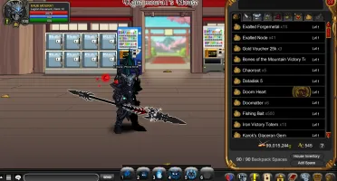 AQW CONTA LVL100 - Revenant - muitos itens.