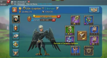 Vende se conta lords mobile 10 m de t3 poder
