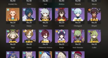 Genshin Impact AR 53 /11 chars 5* / Furina