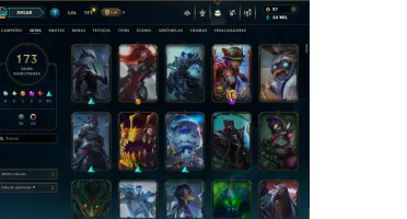 Conta League Of Legends, Ouro, Lvl 467 Com Várias Skins
