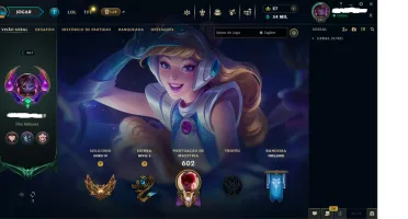 Conta League Of Legends, Ouro, Lvl 467 Com Várias Skins