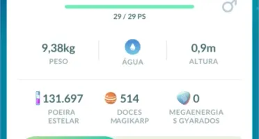 Conta Pokemon GO Antiga de 2016