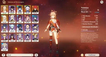 Genshin Impact conta com Yoimiya, Yelan, Diluc e Qiqi !