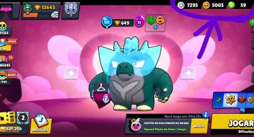 Conta Brawl Stars Com(Gemas, Kenji Fantasma E Muita Skin Rar