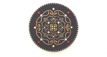 Mandala Indiana Preta