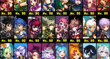 Conta Grand Chase - Todos Herois Lvl 90 - Vp Da Conta Intact