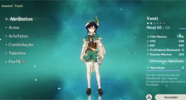 Conta RANK 30 - Dilluc/ Venti / Jean