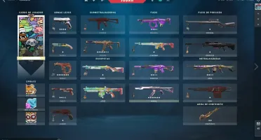 conta valorant ex asc 3 com skins
