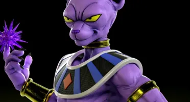 Beerus God of Destruccion Dragon Ball 3D STL