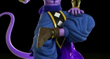 Beerus God of Destruccion Dragon Ball 3D STL