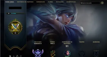 CONTA DIAMANTE 4 80% WINRATE 32 CAMPEÕES