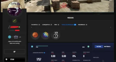 Conta Cs2 com medalha de 5 anos / lvl 11 GC