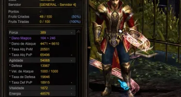 Megamu - Mg Energia Lvl 1100 - 200 Resets - Itens Quest