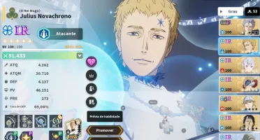 conta de black clover mobile mereolleona S5 black asta S5