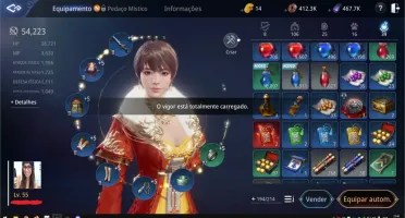 Level 55 ## 54,223 de POWER ## SERVER SA-44 ## TAOÍSTA