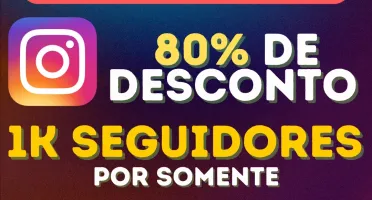 PROMOÇAO 1000 SEGUIDORES POR 8,99