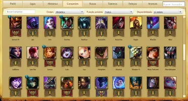 CONTA LOL DE 4 ANOS 98 CHAMPS E ++