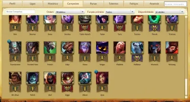 CONTA LOL DE 4 ANOS 98 CHAMPS E ++