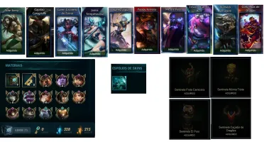 CONTA LOL DE 4 ANOS 98 CHAMPS E ++