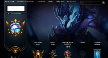 Conta Lol Gold 2, 75 Champs, LVL 89, SKIN VITORIOSA