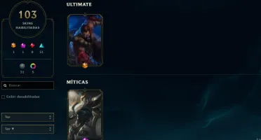 CONTA DIAMANTE 4 103 SKINS (+ de 1000 reais gastos)