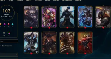 CONTA DIAMANTE 4 103 SKINS (+ de 1000 reais gastos)