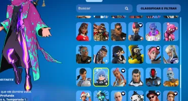 Conta Fortnite Skins Marvel E Animes! Super Barata