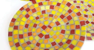 Prato Sobremesa Mosaico Gaudí