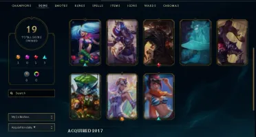 CONTA GOLD 4 ( 93 CHAMPS ) + Lucian Velho Oeste+LuxElemental