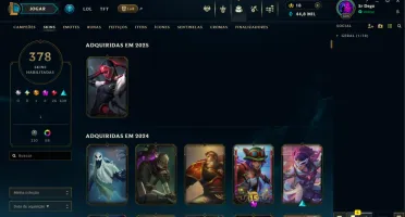 Vendo conta de League of legends nivel 304
