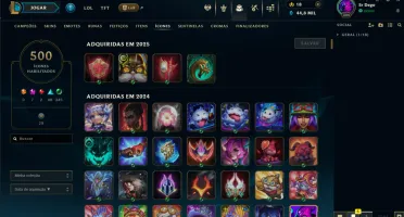 Vendo conta de League of legends nivel 304