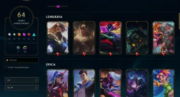 Conta Lol Esmeralda - Muitas Skins Lendarias E Mitica