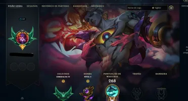 Conta Lol Esmeralda - Muitas Skins Lendarias E Mitica