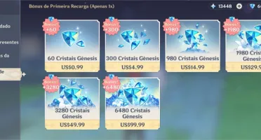 Conta c/ Xiao,lança,diluc e 7 5* 11k+ gemas