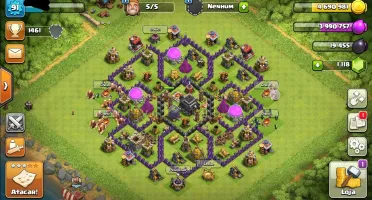 Clash of Clans Cv9 Barato com Bárbaro lv8