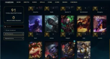 Conta Smurf Unranked