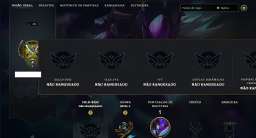 Unranked com 30 Champs e 2 Skins