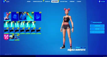 Conta de Fornite com salve o mundo antigo mais de 200 skins.