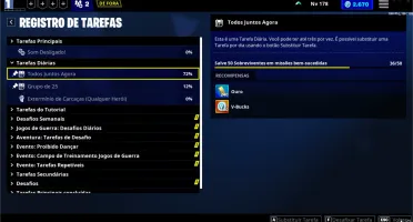 Conta de Fornite com salve o mundo antigo mais de 200 skins.