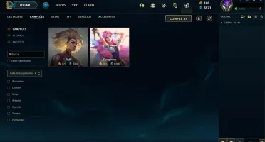Conta LVL 154 com 310 skins