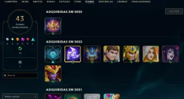[Entrega Automática] Conta Lol Platina, 25K Ea, 44 Skins