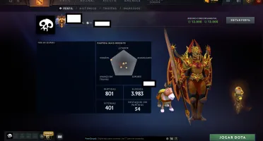 Conta Immortal 6188 Mmr - 12000/12000 Behavior - Várias Skin