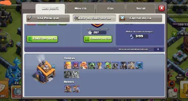 Conta Clash of Clans CV13 Full 16k Gemas