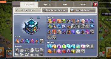 Conta Clash of Clans CV13 Full 16k Gemas