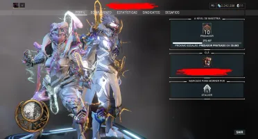 Conta warframe mr10 com warframes prime