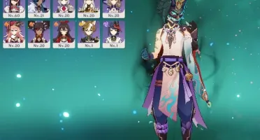 Conta Genshin Impact NA AR30 Xiao + Lança de Jade