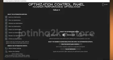 Low Specs Experience - Otimização para seus jogos!