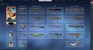 Conta valorant karambit sublime, panthom brinquedo e mais
